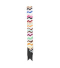 White Signature Zigzag Bandana Scarf 1