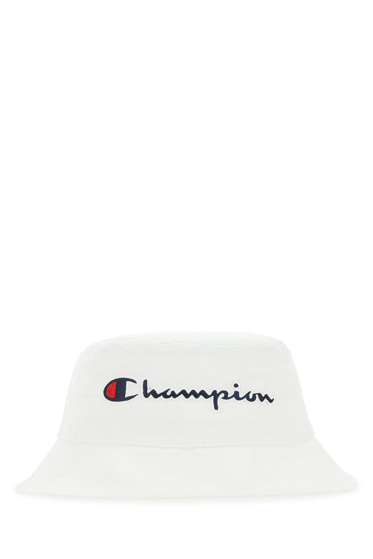 White Cotton Bucket Hat 1