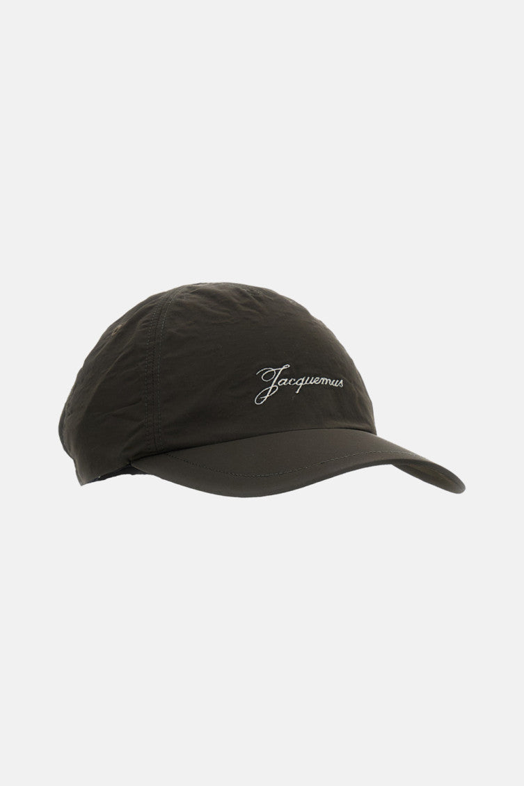 Dark Brown Solid Logo Baseball Hat 1