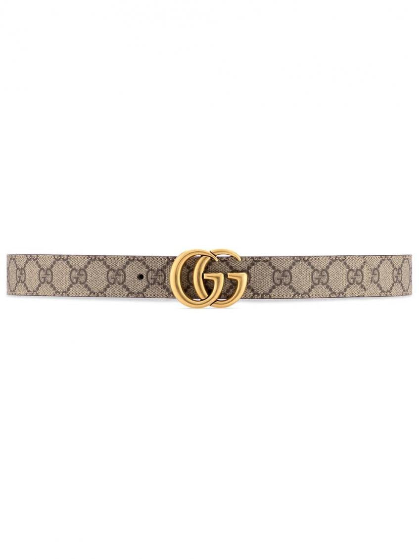 Beige GG Marmont reversbile belt 1