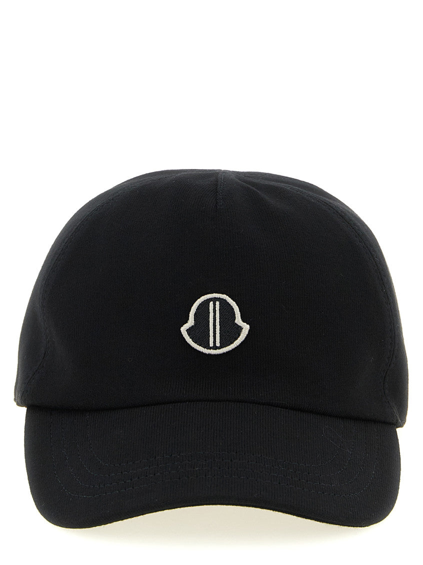 Black Logo Solid Baseball Cap 1