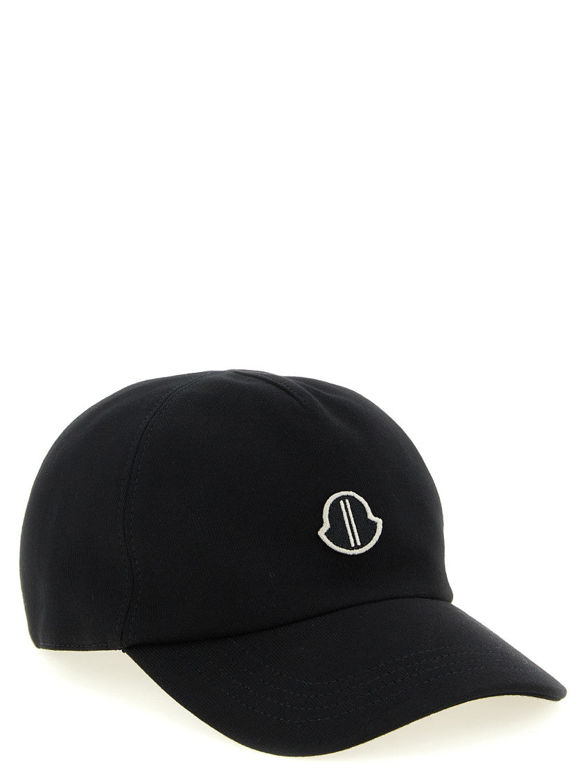 Black Logo Solid Baseball Cap 2