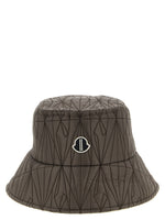 Brown Quilted Bucket Hat 1