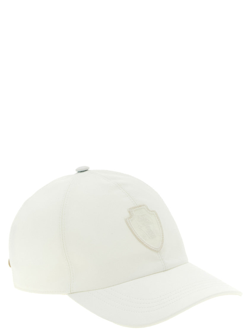 White Heraldic Coat Of Arms Baseball Cap 2