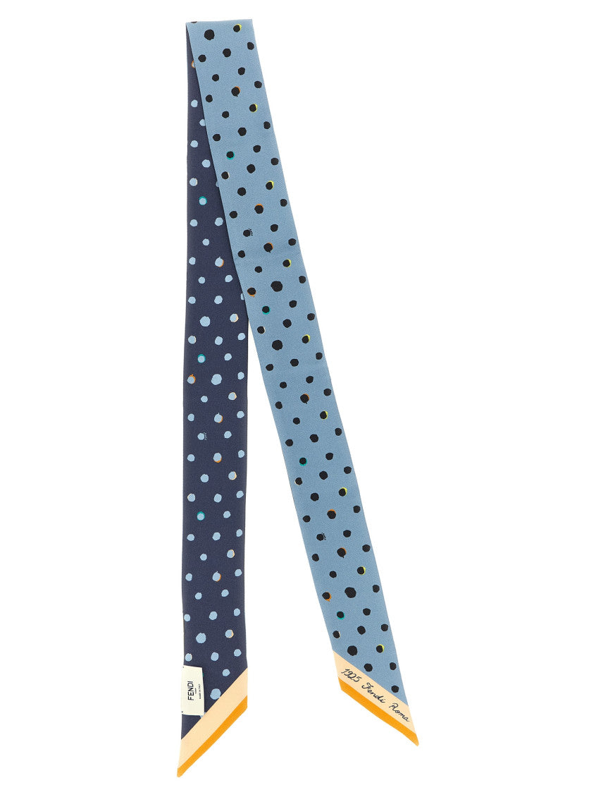 Multicolor Double-sided Printed bandana Scarf 1