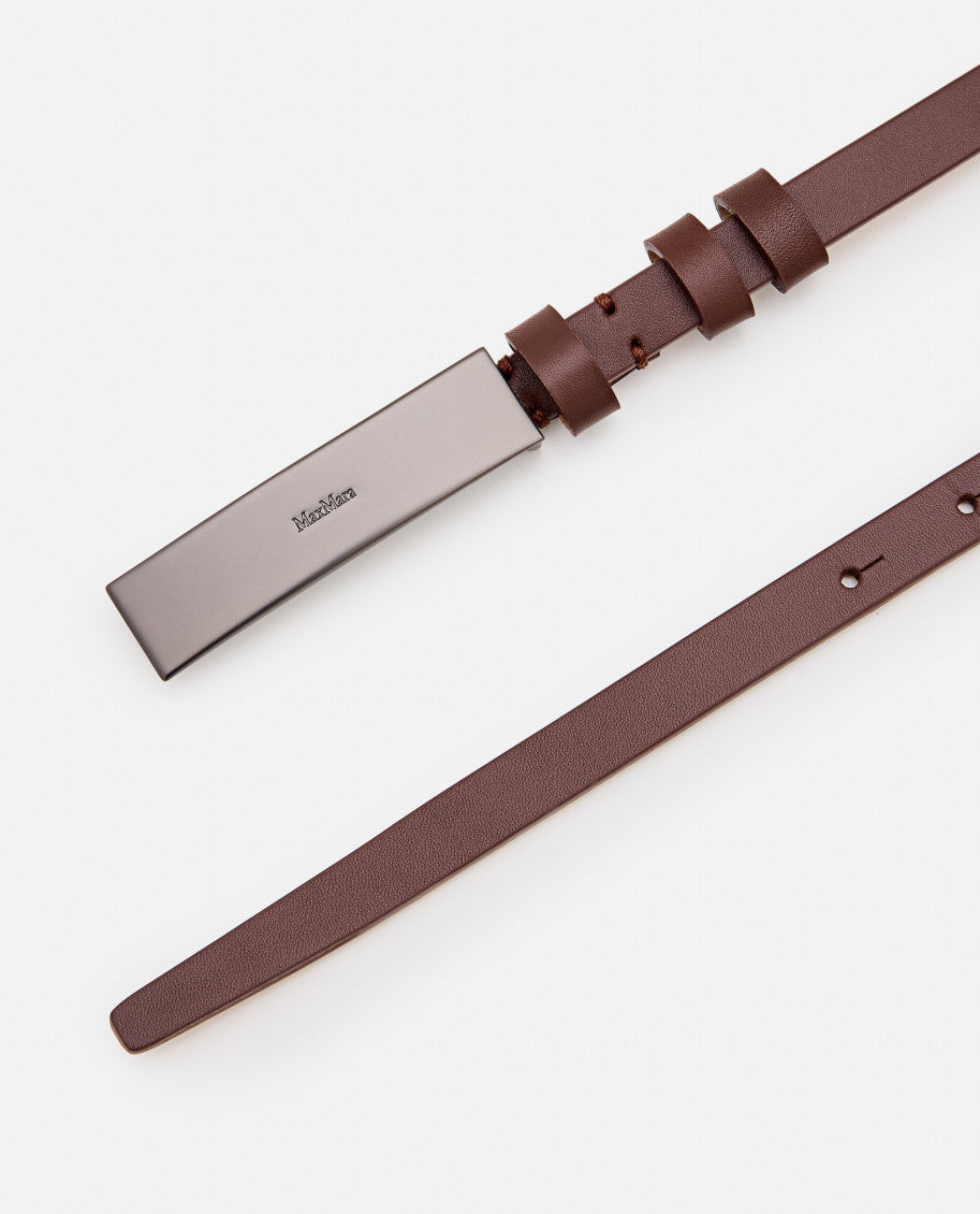 Brown Logo Bar Belt 2