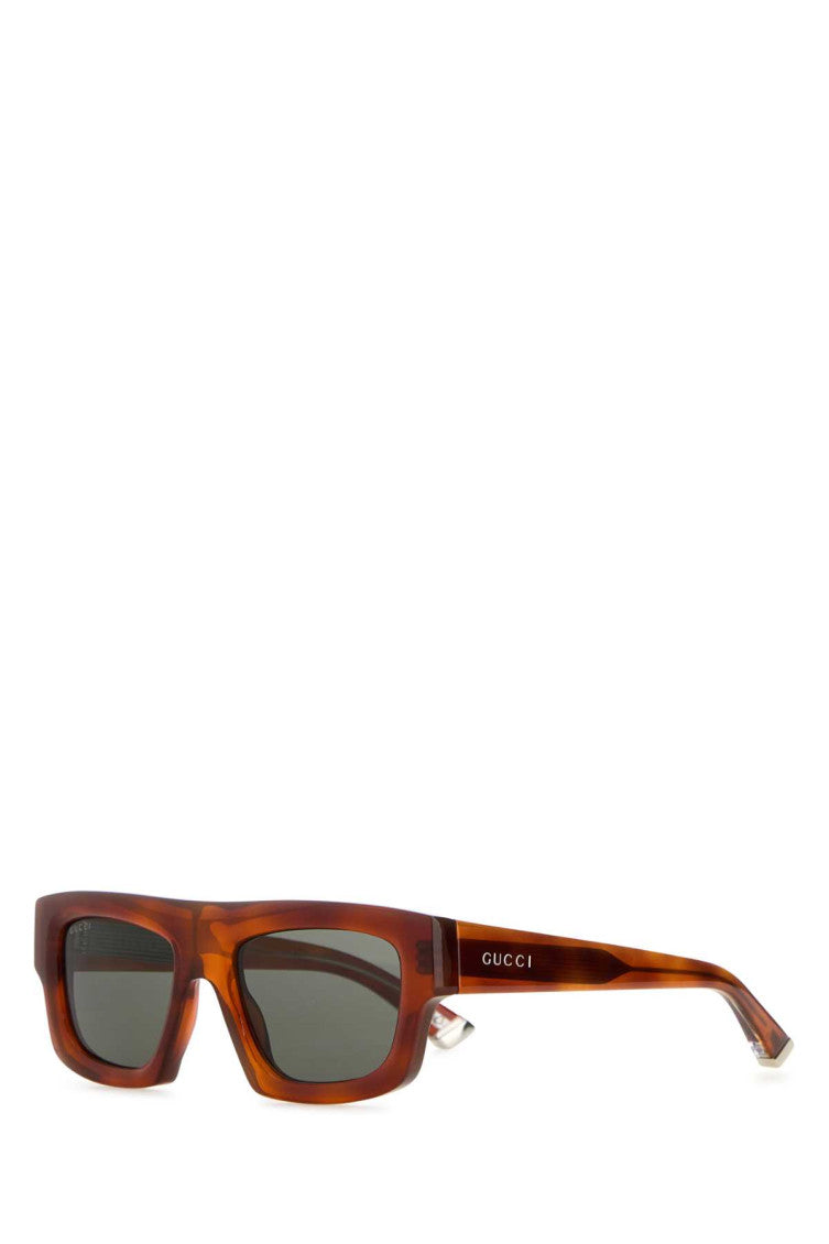 Brown Rectangular Sunglasses 1