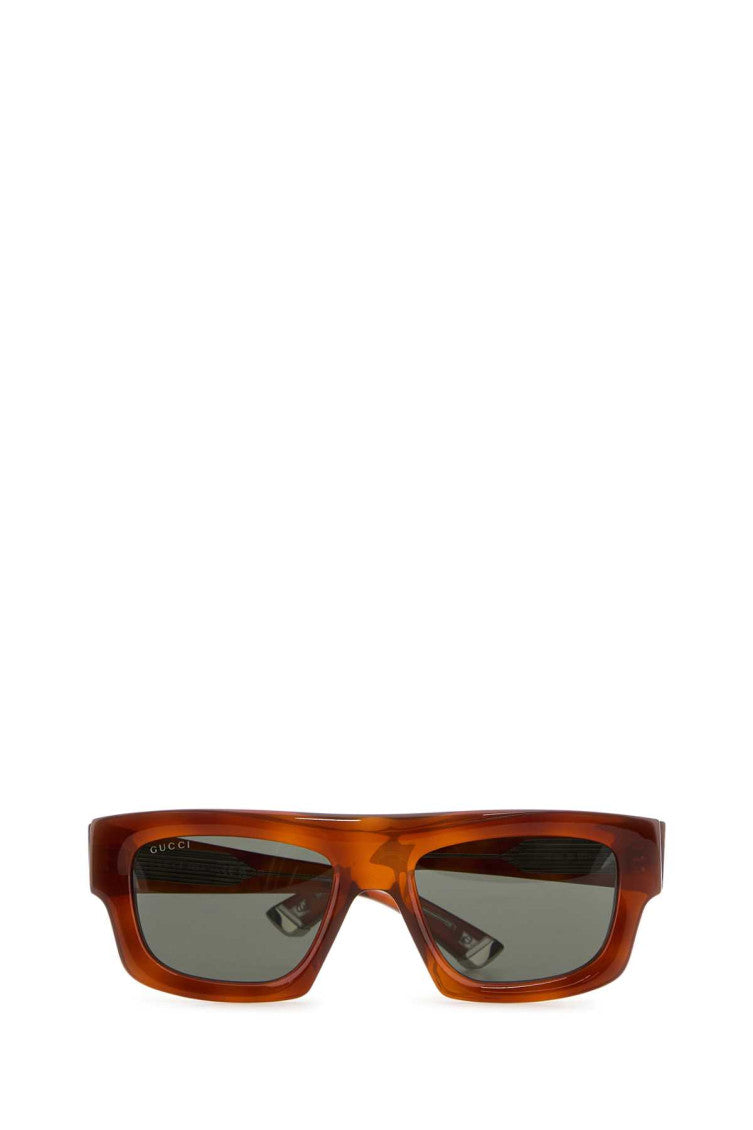 Brown Rectangular Sunglasses 2