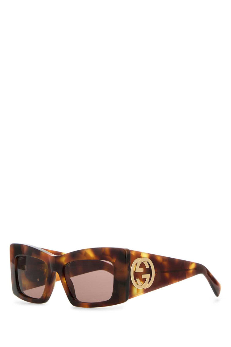 Light Brown Square Sunglasses 1
