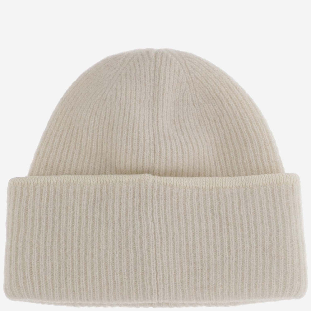 Beige Logo Beanie Hat 3