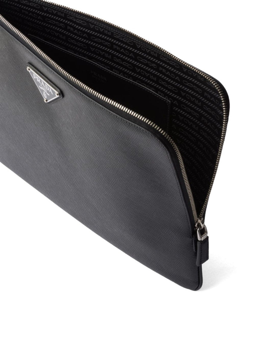 Black Solid Logo Wallet 2