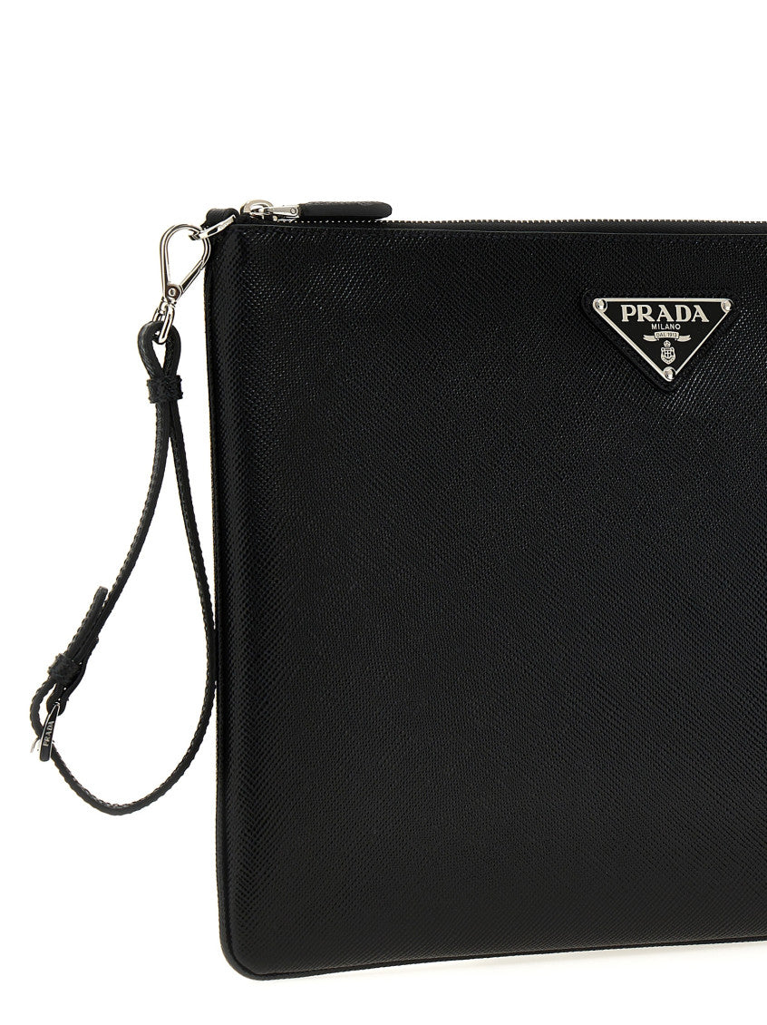 Black Solid Logo Wallet 3