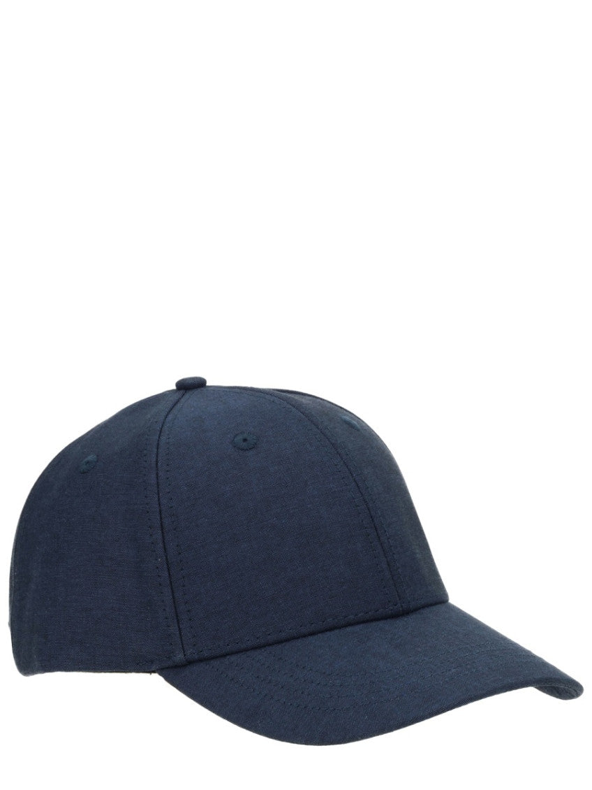 Blue Textured Baseball Hat 3