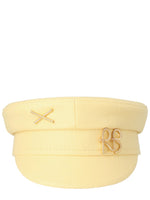 Yellow Solid Bakerboy Hat 1