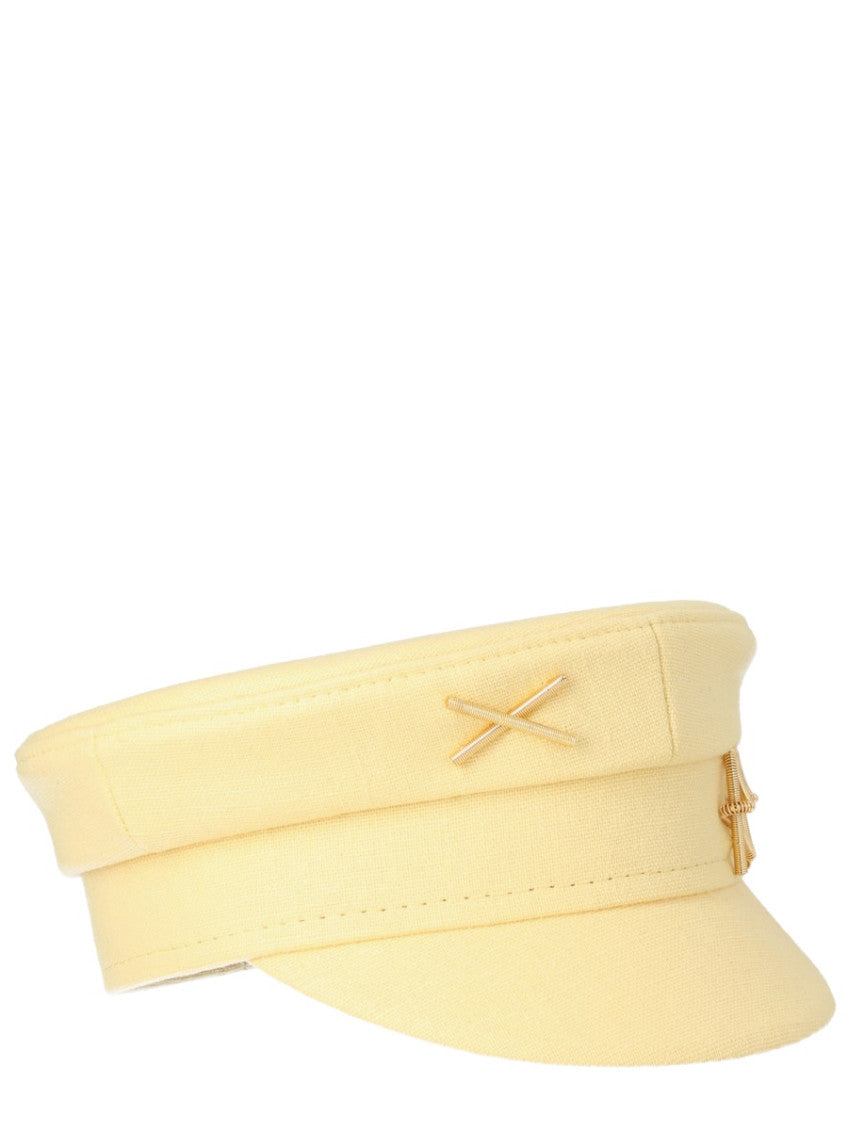 Yellow Solid Bakerboy Hat 3
