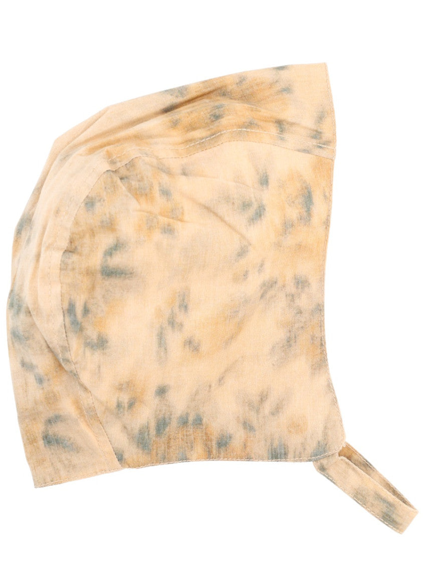 Beige Printed Summer Hat 2
