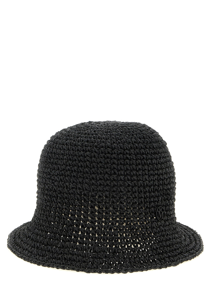 Black Pablo Woven Bucket Hat 1