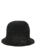 Black Pablo Woven Bucket Hat 1