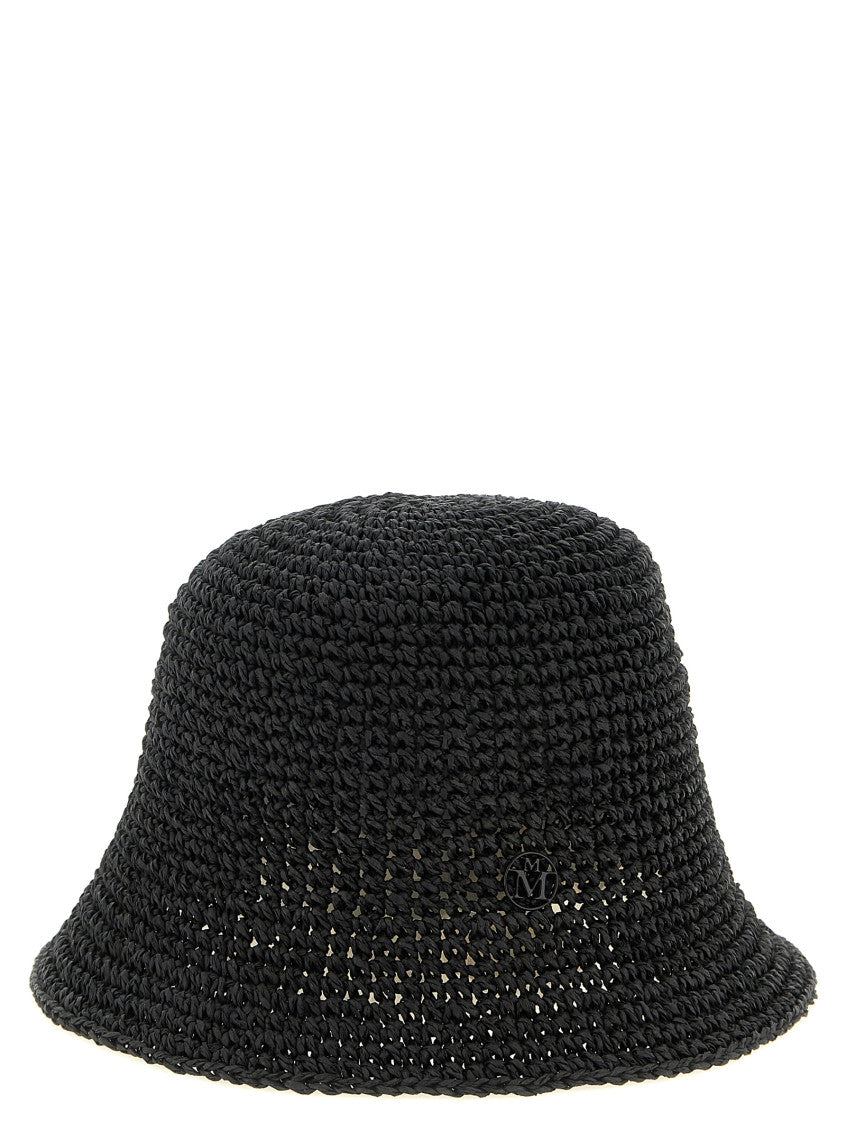 Black Pablo Woven Bucket Hat 2