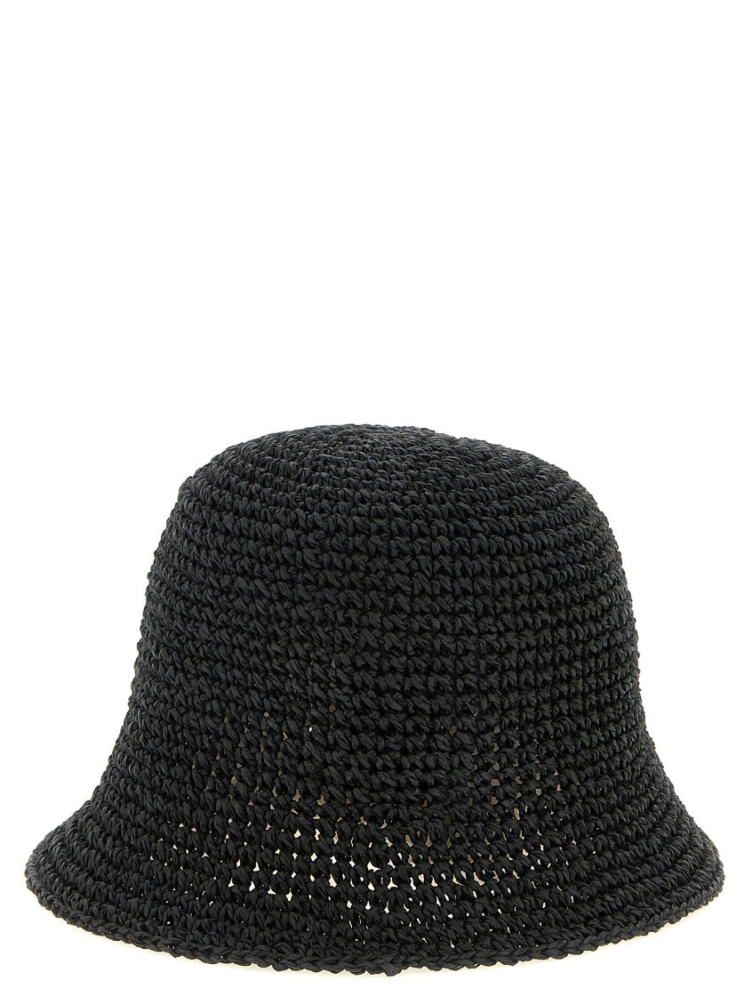 Black Pablo Woven Bucket Hat 3