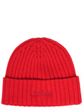 Red Logo Knitted Beanies Hat 1