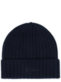 Navy Blue Knitted Beanies Hat 1