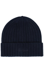 Navy Blue Knitted Beanies Hat 1
