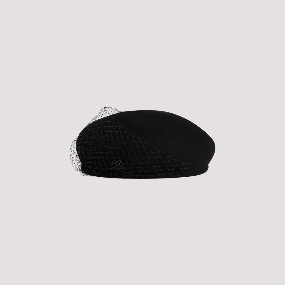 Black Bonnie Veil Hat 4