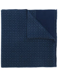 Blue Gancini Wool Scarf 1