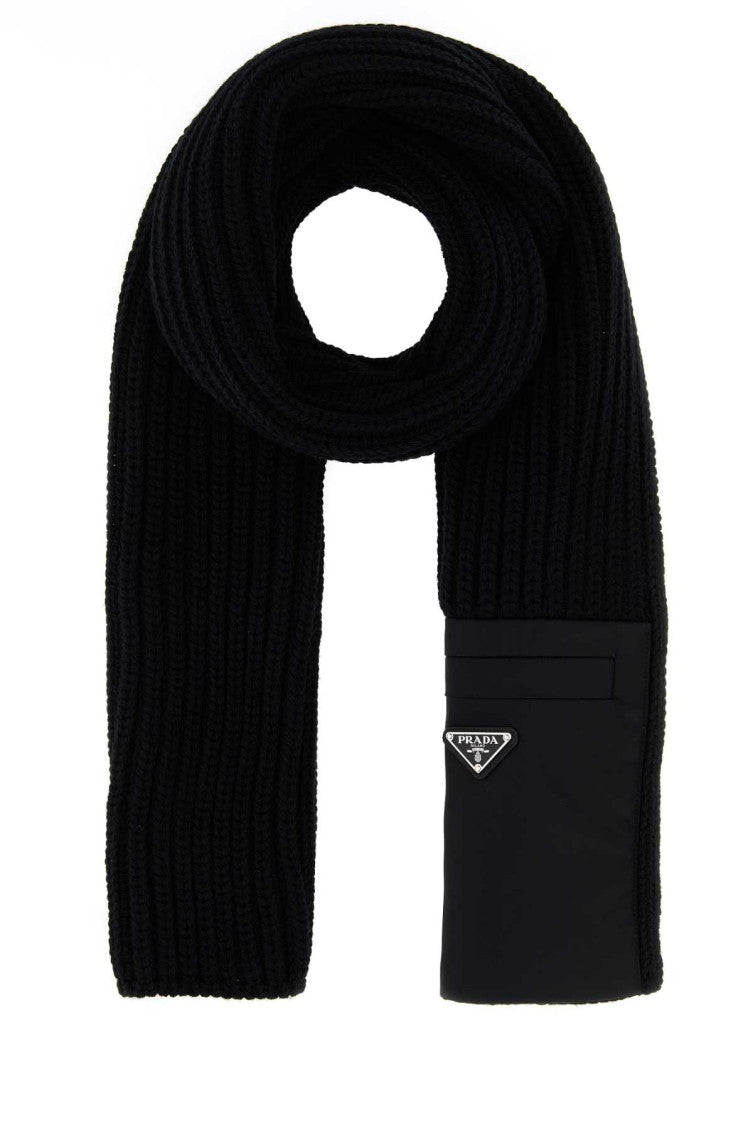 Black Logo Scarf 1