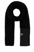 Black Logo Scarf 1