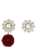 Multicolor Crystal Charm Earrings 1