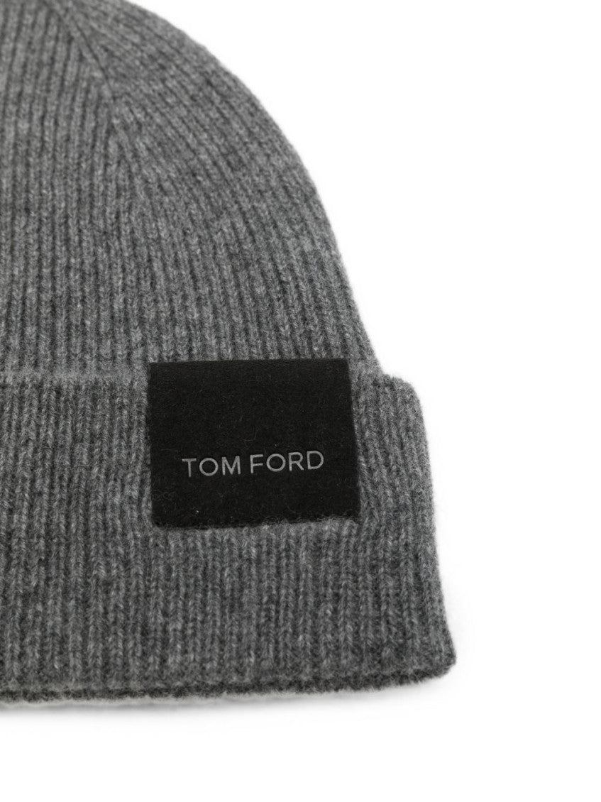 Grey Logo Beanie Cap 2