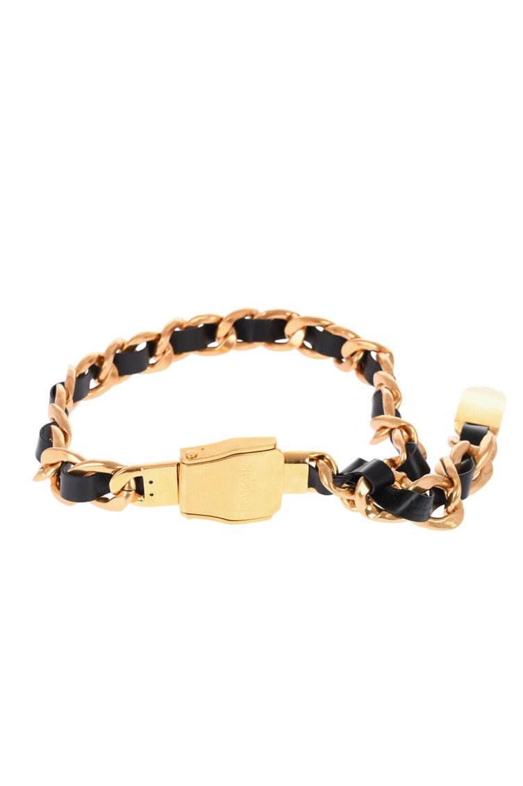 Black Chain Embellished Belt 2