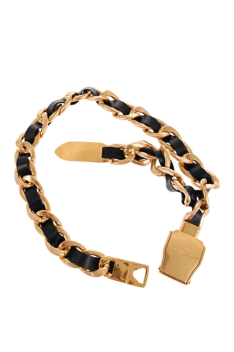 Black Chain Embellished Belt 4
