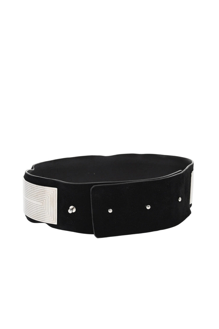 Black Embellished Belt 2