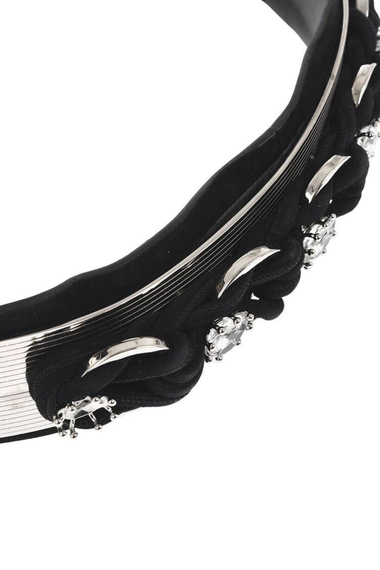 Black Embellished Belt 3