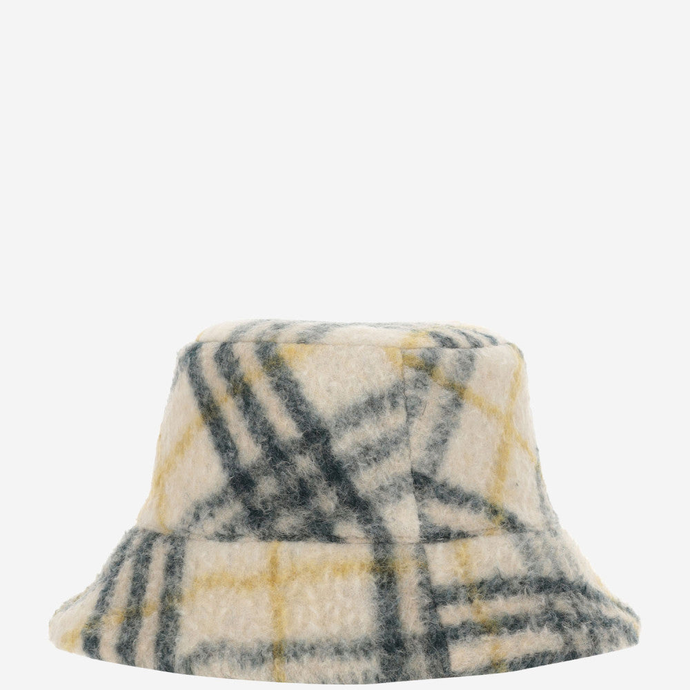 Dark Brown Solid Logo  Bucket Hat 4