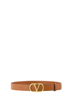 Brown VLogo Buckle Belt 1