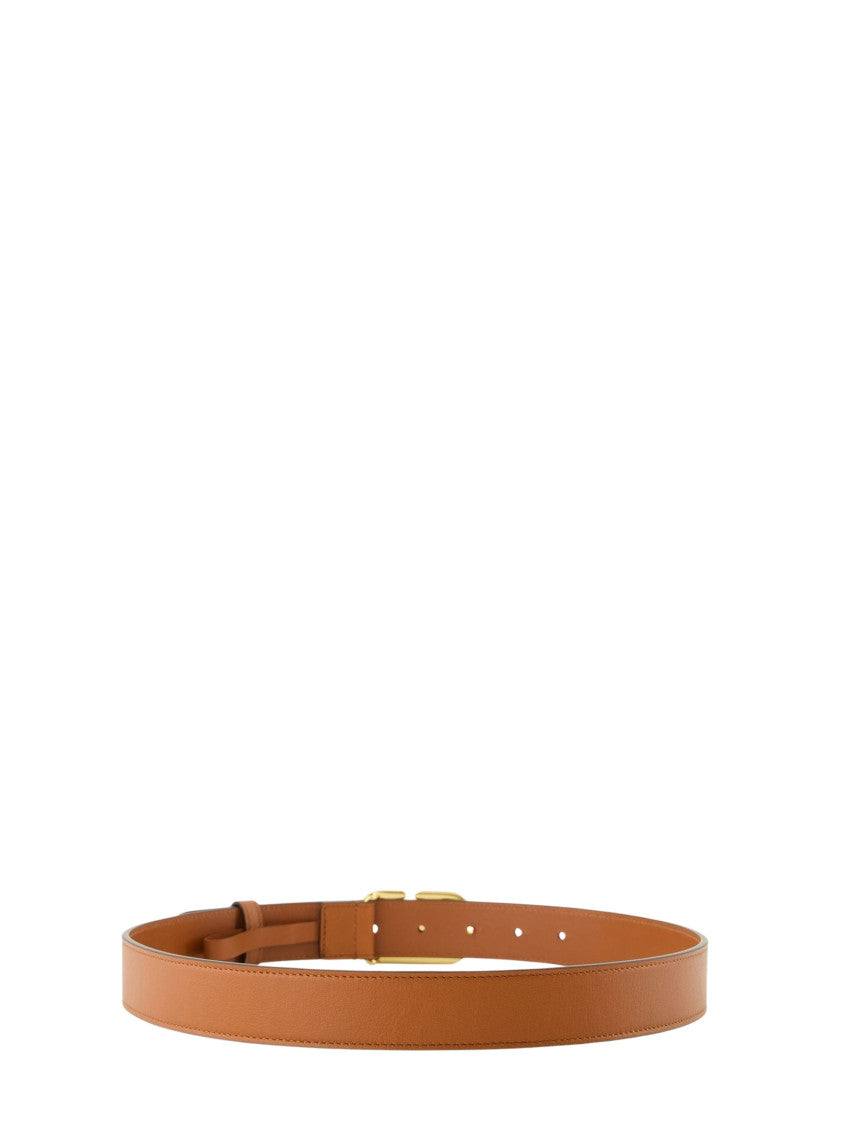 Brown VLogo Buckle Belt 2