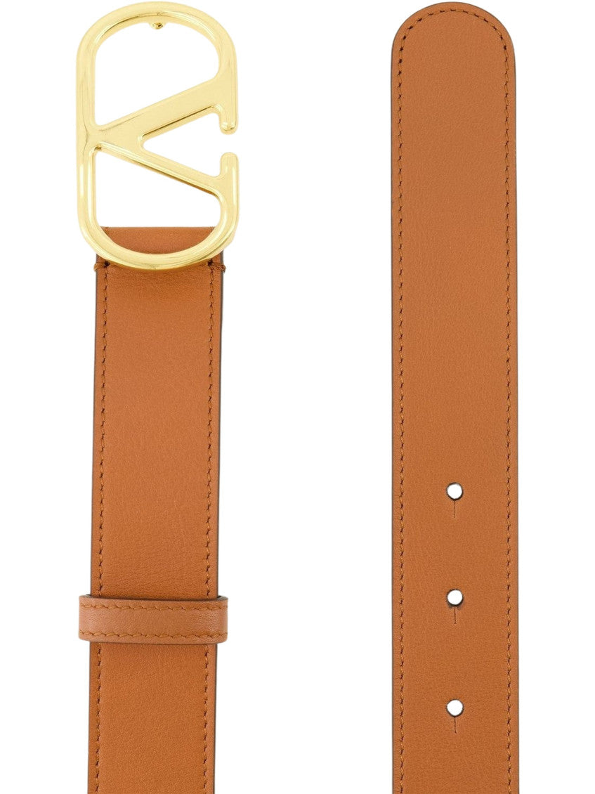 Brown VLogo Buckle Belt 3