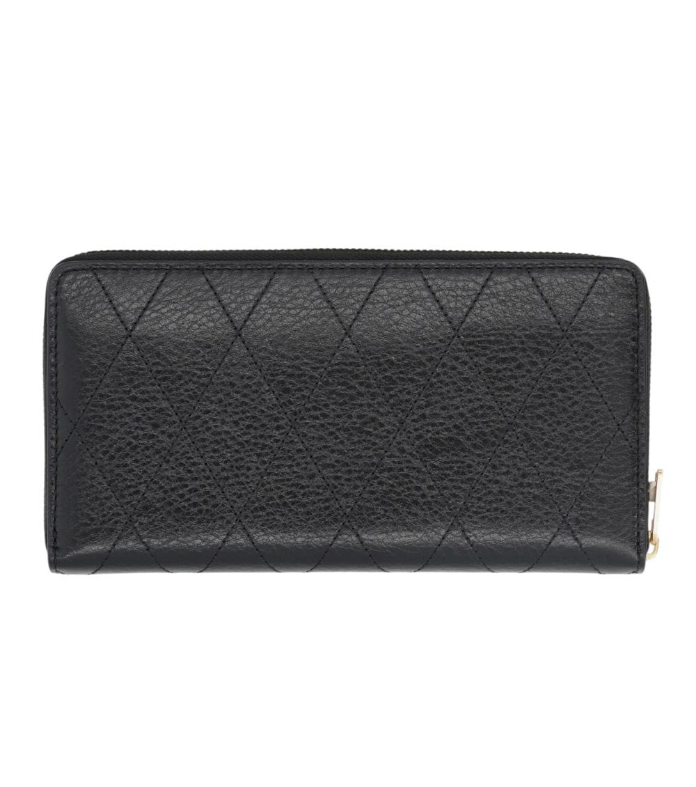Black Kira Quilted Wallet 2