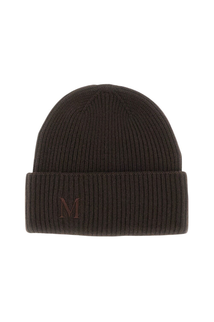 Dark Brown Knitted Beanies Cap 1
