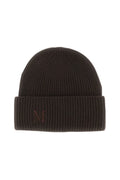 Dark Brown Knitted Beanies Cap 1