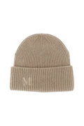 Beige Knitted Beanies Cap 1