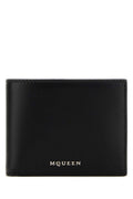 Black Logo Solid Wallet 1