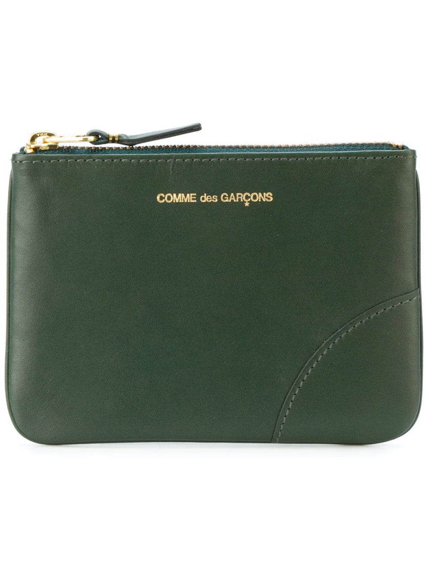 Dark Green Logo Pouch Wallet 1