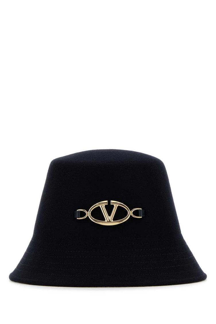 Navy Blue Logo Bucket Hat 1