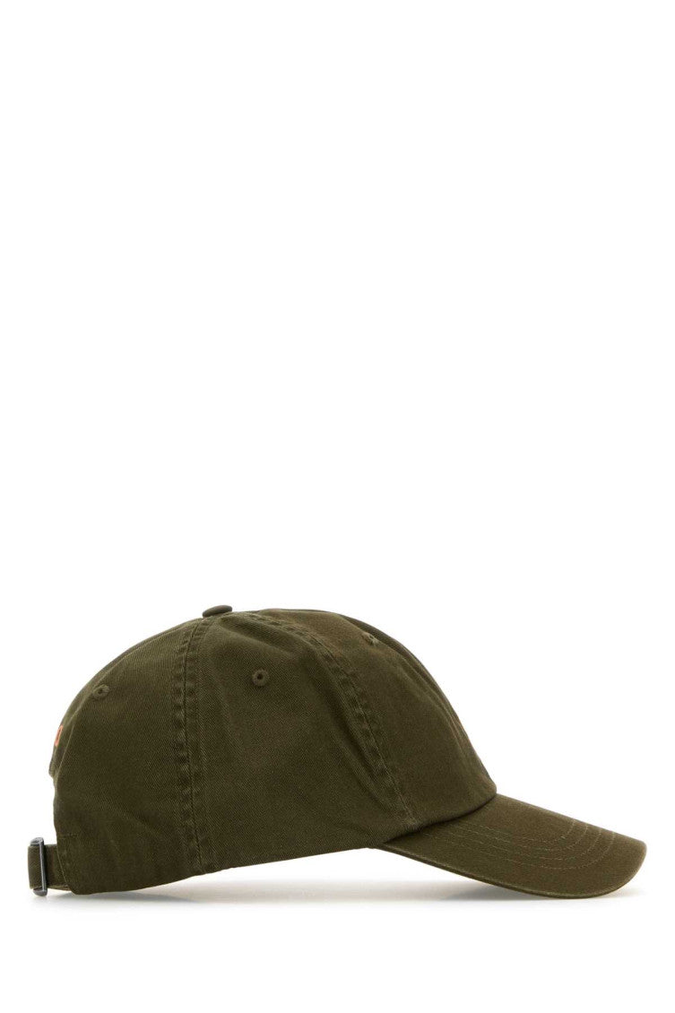 Army green cotton baseball cap 2