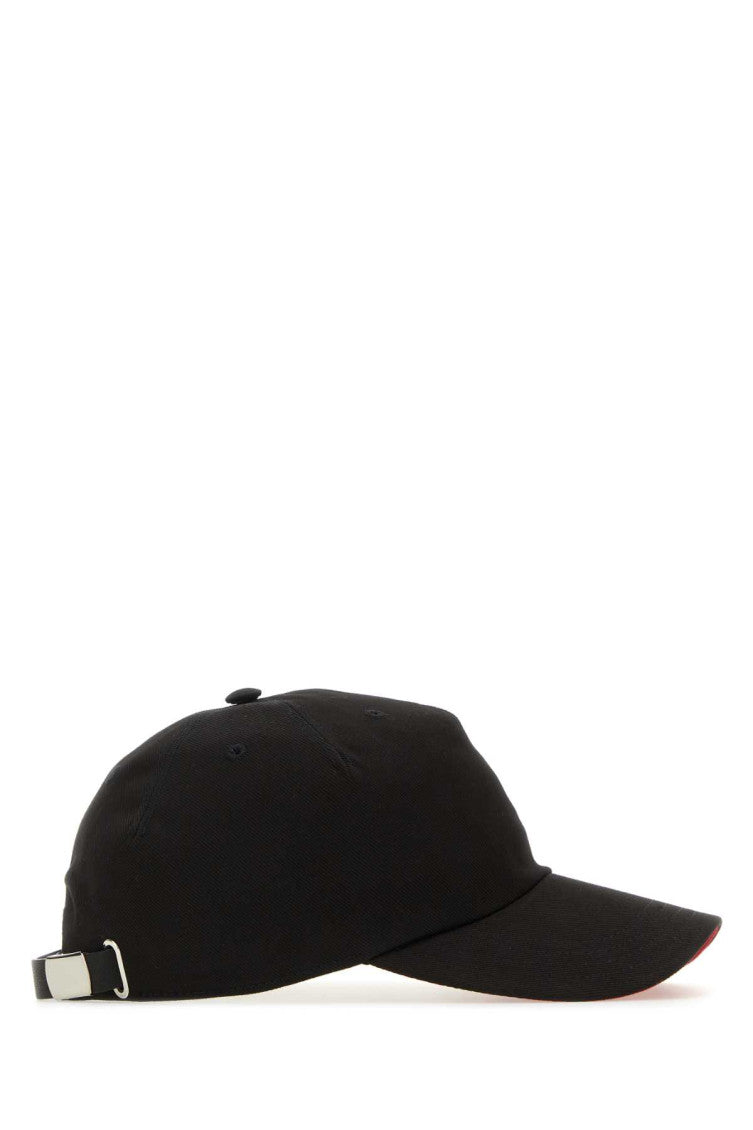 Black cotton baseball hat 2
